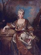 Nicolas de Largilliere Jeanne-Henriette de Fourcy oil on canvas